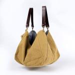 Milan Mustard Canvas Tote Bag - Mustard Canvas
