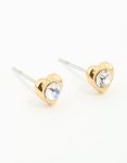Goldair Gold Plated Surgical Steel Leaf Stud Earrings