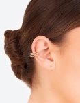 Goldair Gold Triple Line Ear Cuff Pack