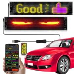 Devil Eyes Light For Cars Colorful Eye Lamp Soft Screen For Car Windows Large Programmable Flexible LED Screen Diy Car Dynamic L