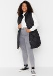 Plus Sleeveless Puffer - Black