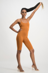 Aaliyah Tie Back Unitard - Glazed Ginger - XS