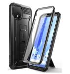 Google Pixel 4 XL Full Body Rugged Protective Case With Screen Protector Black