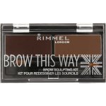 Rimmel Brow This Way Sculpting Kit in Medium Brown