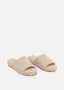 Ribbed Wedge Band Slippers