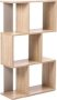 Air Modular 3 Shelf Unit Light Oak