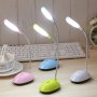 1PC MINI Desk Lamp Creative Folding LED Desk Lamp Student Learning Eye Protection Book Lamp Adjustable Angle Battery Powered Without Battery