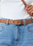 Snaffle Buckle Midi Belt