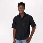 Colton Black Cargo Shirt - Black XXL