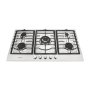Totai 90 Cm 5 Burner Gas Hob Stainless Steel 03/TS5BNRSS
