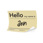 Name Tag Stickers