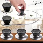 5PCS Replaceable Universal Pot Lid Handle Anti-scalding Pot Lid Handle Pot Lid Head Kitchen Accessories Pot Lid Cap Top Bead