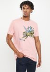 RVCA Leines Tiger Short Sleeve Tee - Pale Mauve