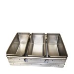 Alusteel Bread Tray 3 Loaf Pan