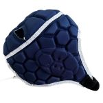 Navy Blue Scrum Cap With White Border