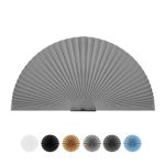 Arch Window Shade Radius 12 Inch Half Circle Arched Non-woven Stick On Cut To Size Self Adhesive Light Filtering Half Moon Round