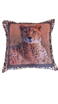 Animal Wildlife Cheetah Lying Down Luxury Scatter Cushion