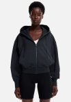 Drymove Zip-through Sports Hoodie - Black