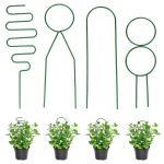 Green 4-PIECE Plant Climbing Support Compatible With Potted Plants