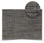 Fine Weave Charcoal Placemat 30X41 Cm