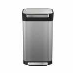 Joseph Joseph Titan 30L Trash Compactor In Stainless-steel Black - Black
