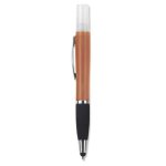 Geeko 3-IN-1 Sanitizer Spray Stylus And Blue Ink Pen Orange