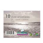 Dl Envelopes Silver 10S