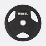 Rebel Rubber Coated Steel Weight Plates