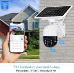 Solar Powered Smart Wi-fi Wireless Security Camera Icsol-wifi Eseecloud