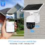 Solar Powered Smart Wi-fi Wireless Security Camera Icsol-wifi Eseecloud