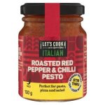 Pnp Let's Cook Roasted Red Pepper & Chilli Pesto 130G