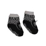 Socks For Boys 0-6 Months - Black & White Zebra Boot