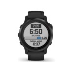 Garmin Fnix 6S Pro 42MM Standard Edition - Black With Black Band