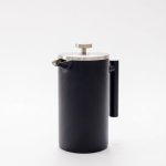 Caf Coffee And Tea Plunger Stainless Steel Black