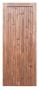 Exterior Door Pine Framed & Ledged Open Back STAINED-W813XH2032MM