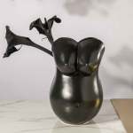 Mastaba Vase Large - Matte Black
