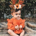 Rust Balloon Romper