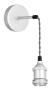 Bright Star Lighting Pendant Light 3IN1 Ceilling Wall Or Hang Satin Chrome