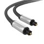UGreen AV108 Male To Male Optical Audio Cable 2MGREY