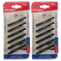 Compressed Graphite Pencils - 6 Piece Set - 2 Pack