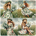 Tear Resistant Deco Print Field Of Flowers