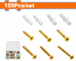 Screw Chipboard & Anchor Acc Set 5-8MM 159PC
