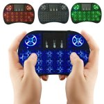 MINI I8 Android Wireless Keyboard 3 Colour LED Backlit