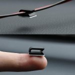 20PCS Self-adhesive Car Fixed Clip Car Gps Data Cable Light Cord Decorative Wire Fixing Organizer Wire Management Harness Clamp