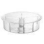 Kitchen Lazy Susan Divided Turntable Storage Container