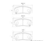 Kbc Brake Pads Front For Mazda CX5