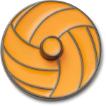 Spinning Volleyball Jibbitz - Multi Osfa