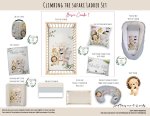 Cot Duvet Bedding Safari Climbing The Safari Ladder Set Neutral