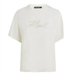 Signature Rope Detail T-Shirt -cannoli Cream