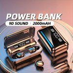 F9 Tws Wireless Earphones Charging Box Wireless Headphone 9D Stereo Sports Waterproof Earbuds Headsets With Microphone